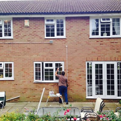 Aluminium Bi-Fold Installation — Full Rear Opening
